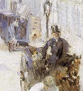 Edouard Manet Detail of Roadman on Belli Road oil painting